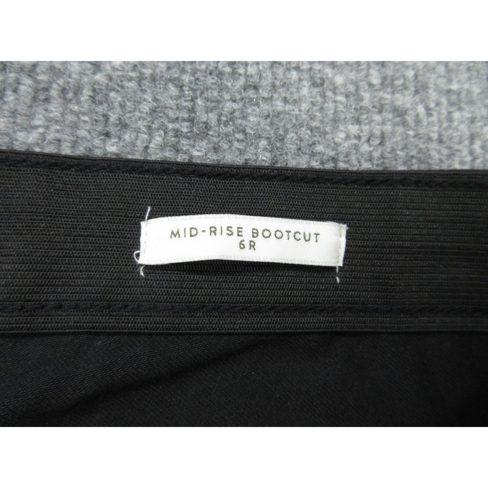 Wonderly Womens Jeans Bootcut NWT Black Mid Rise Slight Flare Stretch 6R - Picture 8 of 11